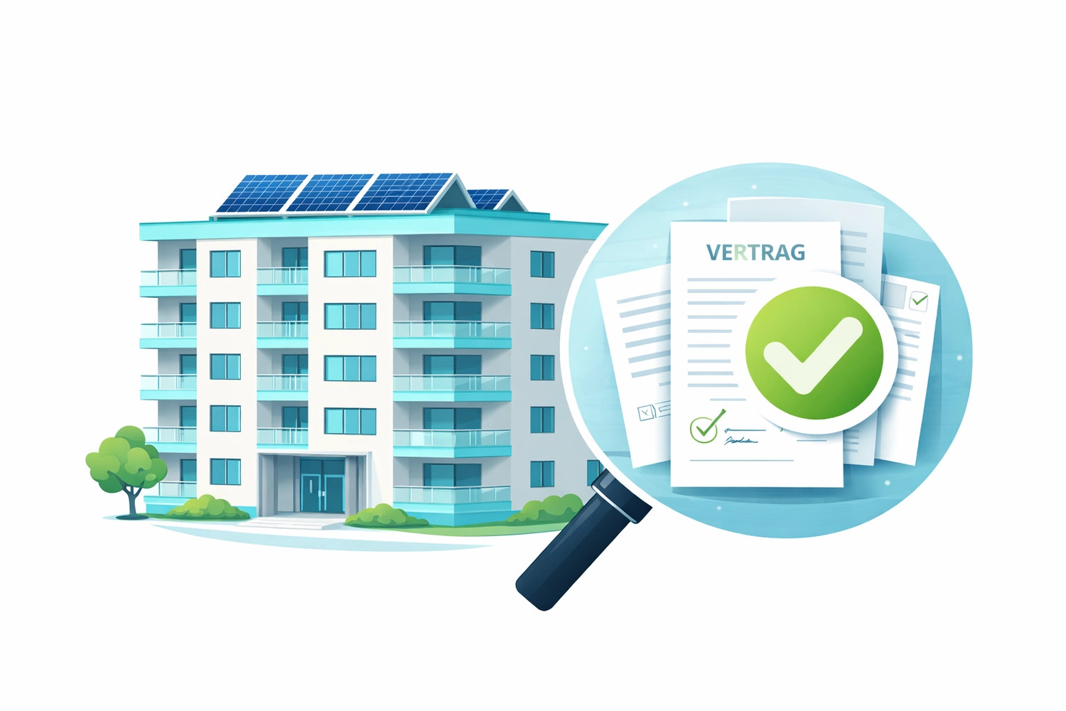 SmaWo GmbH - Ein Mann installiert Sonnenkollektoren auf einem Dach